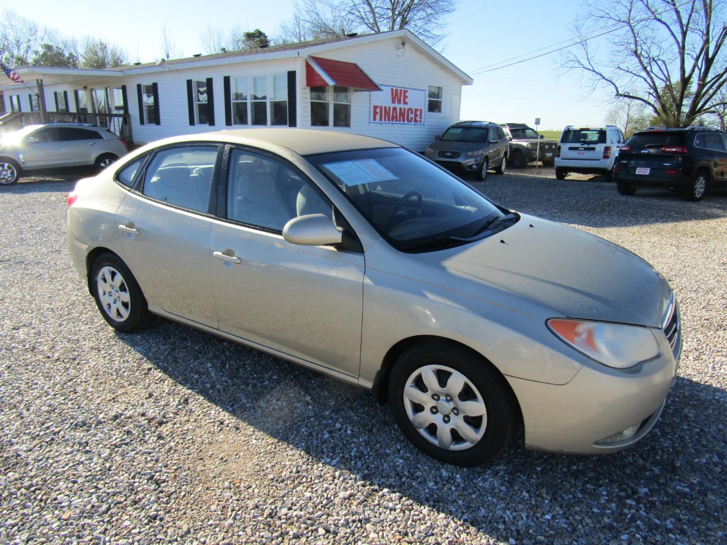 2008 Gold /Tan Hyundai Elantra GLS (KMHDU46DX8U) with an 2.0L L4 DOHC 16V engine, Automatic transmission, located at 15016 S Hwy 231, Midland City, AL, 36350, (334) 983-3001, 31.306210, -85.495277 - Photo#0